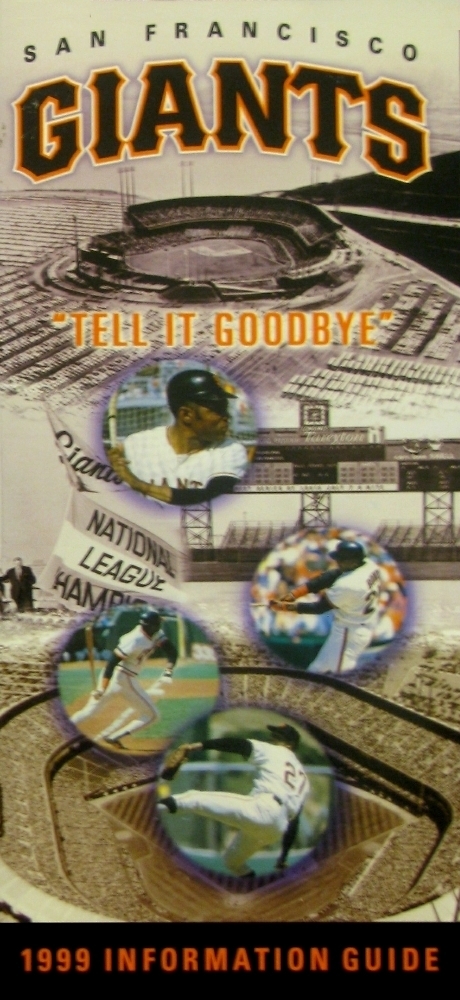 1999 San Francisco Giants Information Guide – 368 Pages