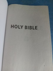 Holly Bible New Testament, New International Version, New Condition, Black