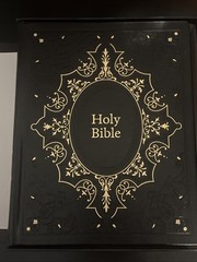 KJV Family Bible, Black Ornate, Red Letter Edition, Comfort Print Nelson