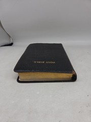[WATER DMG] Cambridge Holy Bible Concordance Morocco Leather Lined India Paper