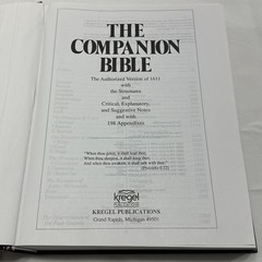 The Companion Bible Enlarged Type Edition KJV Hardcover KJV