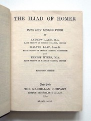 Homer’s Iliad (Macmillan Pocket Classics) – 1916 hc, The Macmillan Company