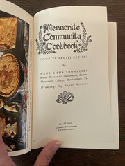 Mennonite Community Cookbook Showalter 1983 Revised HCDJ Vintage