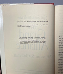 The Second World War Books by Churchill Finest Hour Grand Alliance Hinge of Fate