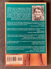 Mindfulness Meditation – Lot of 4 – Jon Kabat-Zinn, „Buddha’ Brain” – Softcover