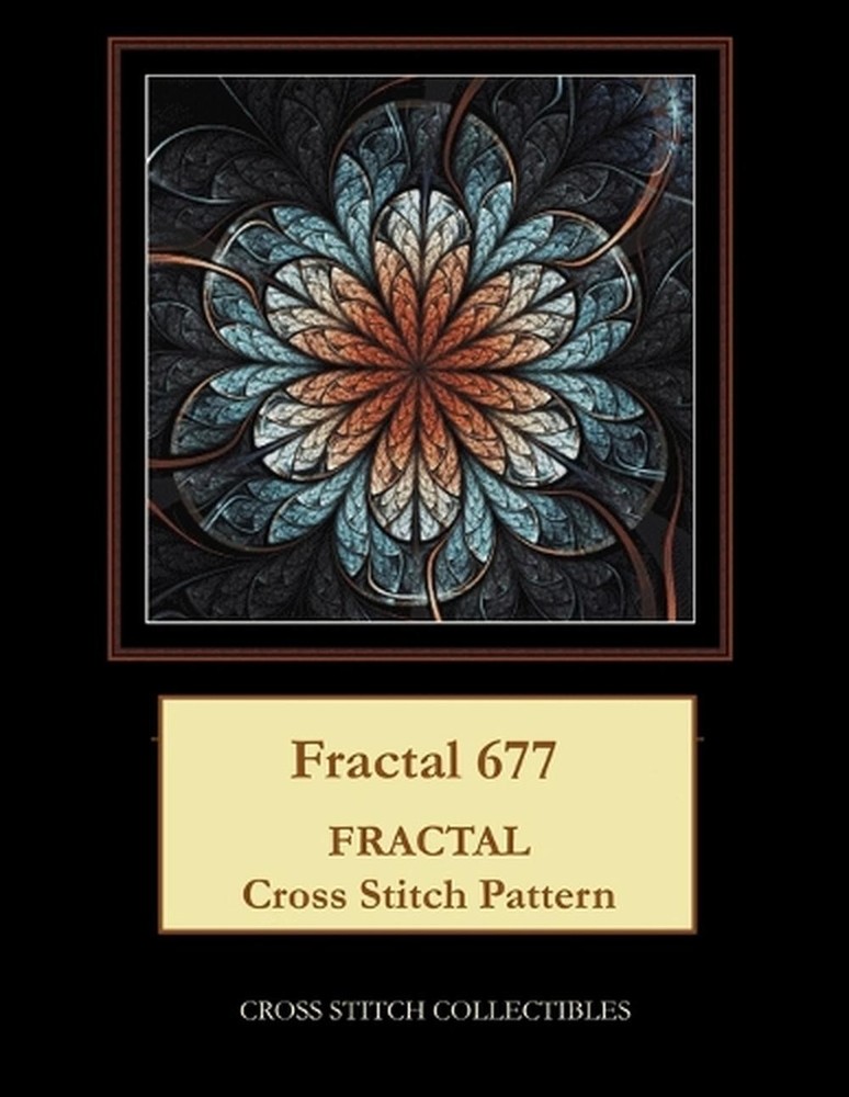 Fractal 677: Fractal Cross Stitch Pattern by Cross Stitch Collectibles (English)