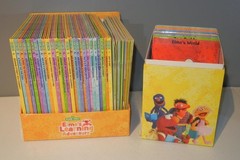 Sesame Street Elmo’s Learning Adventure HC & Activity Books + Flash Cards Set