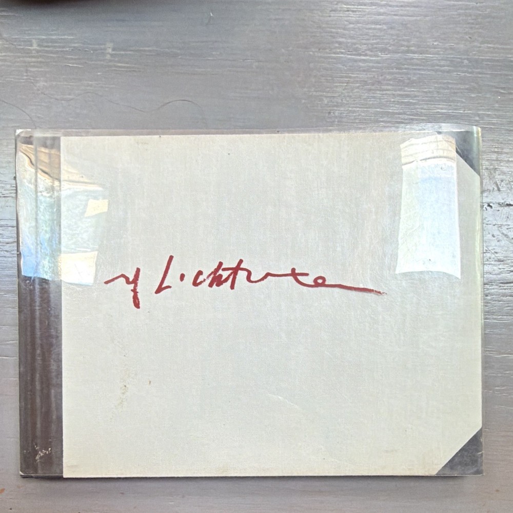 Harry N. Abrams Roy Lichtenstein Landscape Sketches 1984-1985 HC Illus Signed