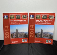 ICC International Code Council New York City Fire Code & Building Code Set 2014