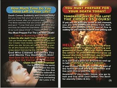 BIBLE, Gospel Tracts: THE RAPTURE, PK of 32 Units, 16 Pages Each.