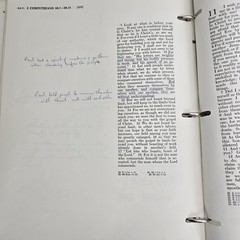 The New Covenant New Testament RSV Wide Margin 3 Ring Binder 1962 Looseleaf