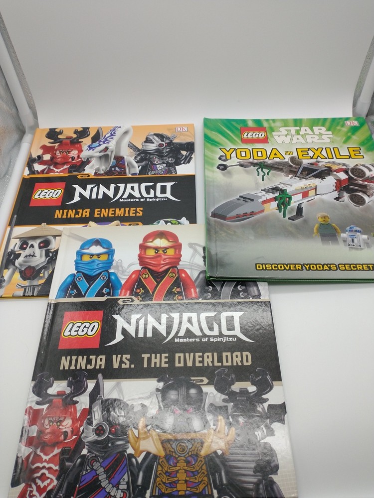 Lot of 3 LEGO Ninjago and Star Wars Children’s Books Disney DK