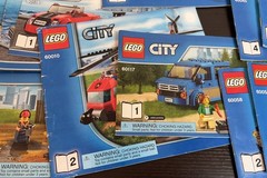 LEGO CITY Lot of 55 Manuals Instructions Booklets Only – See photos for set