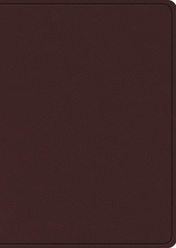 ESV Study Bible, Large Print (Bonded Leather, Burgundy): New