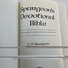 Spurgeons Devotional Bible Hardcover 1984 Baker Book House