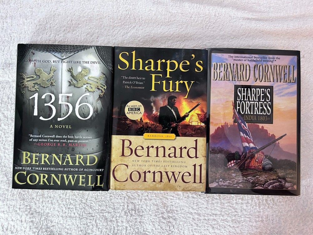 Bernard Cornwell,1356; Sharpe Series Books 3&11: Sharpe’s Fortress;Sharpe’s Fury