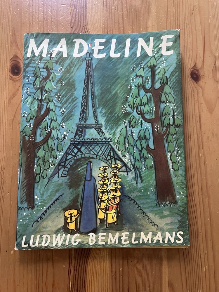 Vintage Madeline Ludwig Bemelmans 1966 HC Dust Jacket Paris Classic