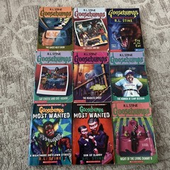 Goosebumps R.L. Stine Books Lot of 9 Scholastic Paperback 90s Horror