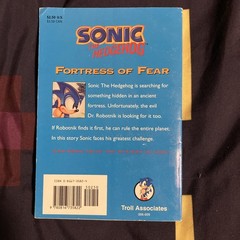 90s SEGA Sonic The Hedgehog 2 Book Lot TROLL – Robotniks Revenge Fortress Fear