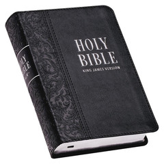 KJV Holy Bible, Compact Large Print Faux Leather Red Letter Edition – Ribbon Mar