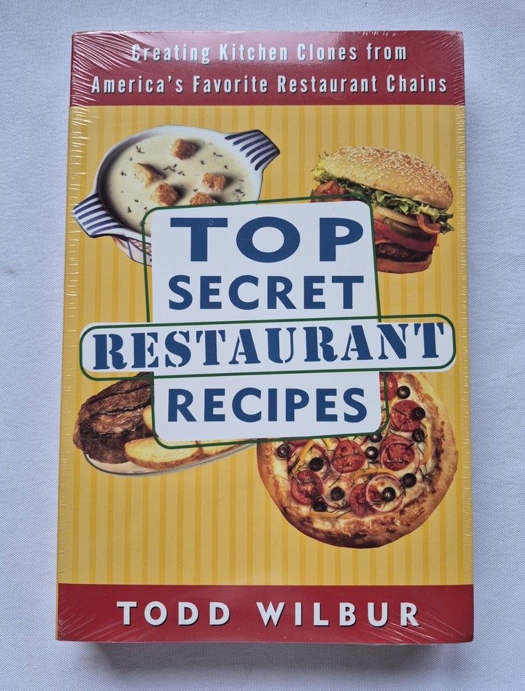 Vintage 1997 Cookbook Top Secret Restaurant Recipes Paperback 336 Pages Sealed