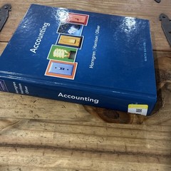 Accounting by Charles T. Horngren; Harrison, Walter T., Jr.; M. Suzanne Oliver
