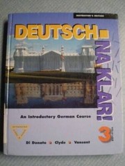 Deutsch, Na Klar: An Introductory German Course – Hardcover – GOOD