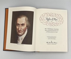 Vintage Rights Of Man Thomas Paine HC Collector’s Ed Leather Blue 1989 Taunton
