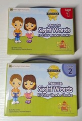 Meet The Sight Words – Level 1 & 2 Easy Readers 24 Books Homeschool 2 Box Sets