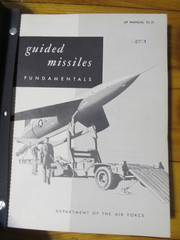 1957 Book: Air Force Manual AF 52-31 GUIDED MISSILE FUNDAMENTALS, 568 pages