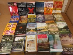 Lot of 5-LBS Hardcover Action Mystery Romance Thriller GENERAL FICTION HB Books