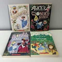 Jill Howarth Chapter Book Lot of 4 Nutcracker, Oz, Wonderland Homeschool VG