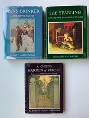 CHARLES SCRIBNERS SONS HCDJ ILLUSTRATED CLASSICS LOT 3~Yearling~Verses~Hans Brnk