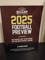 Warren Sharp’s 2025 Football analysis Preview Paperback 586 pages