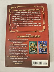 The Final Gambit Book 3 The Inheritance Games Hardcover Jennifer Lynn Barnes NEW