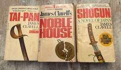 James Clavell Book Lot of 3 Shogun Noble House Tai-Pan