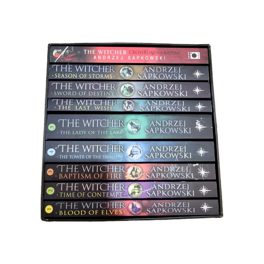 The Complete Witcher Series Box Set (8 Books) by Andrzej Sapkowski Fantasy