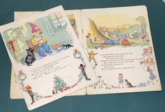1961 NURSERY RHYMES by Molly Brett ~ 12” X 9” Color Pages Suitable For Framing