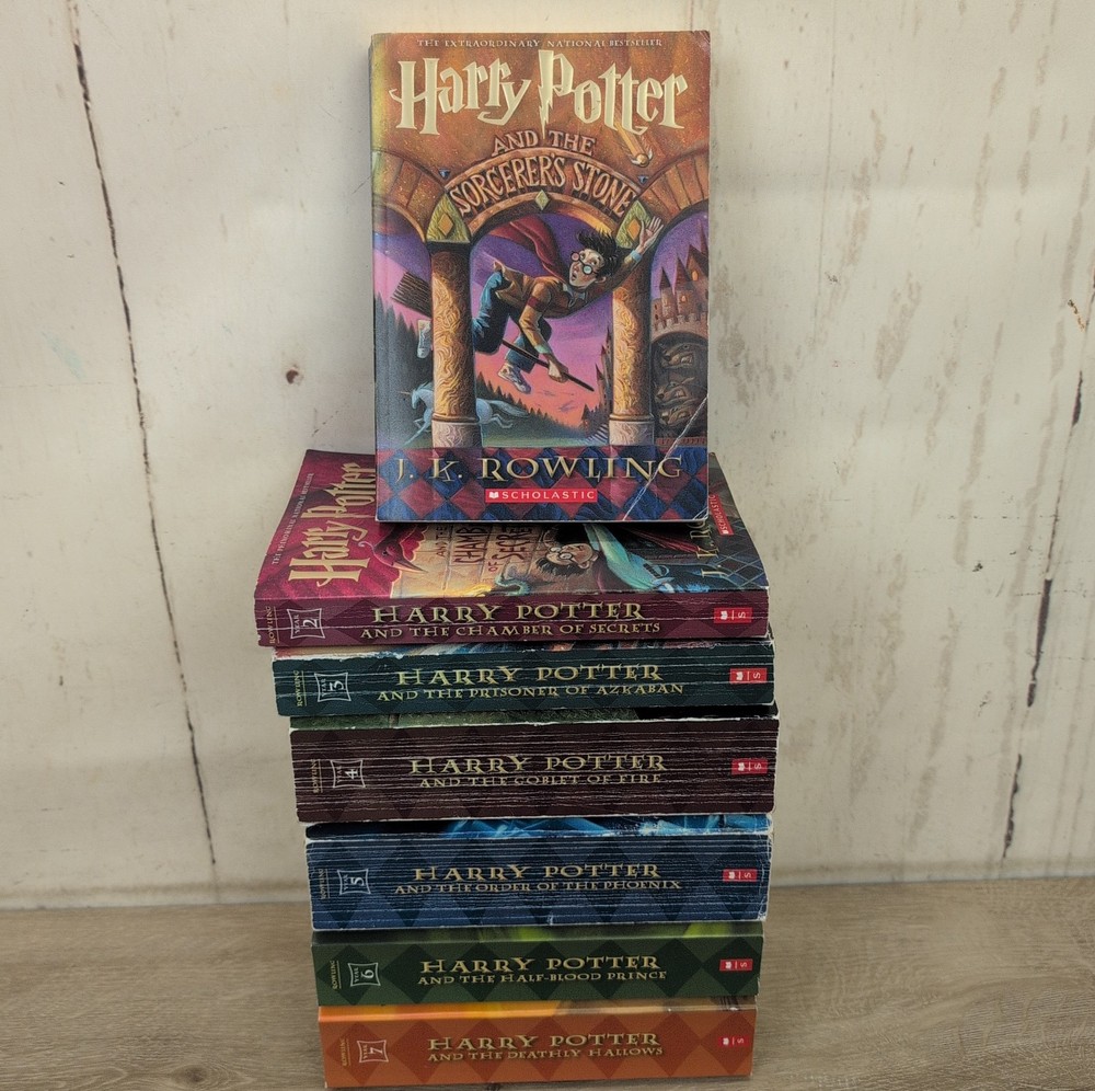 Harry Potter Paperback Books Set 1-7 by J. K. Rowling