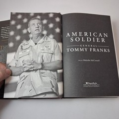 American Soldier General Tommy Franks Hardcover First Edition Military Memoir