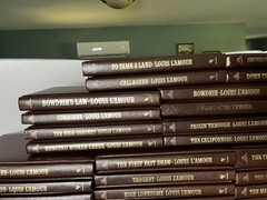The Louis L’Amour Collection Leatherette Hardcover Books (Sold Individually)