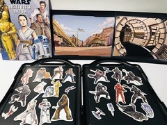 Star Wars – the Rise of Skywalker Book and Magnetic Playset Ages 3+ Pre Owned