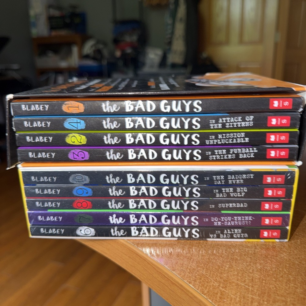 The Bad guys books 1-4, 6-10
