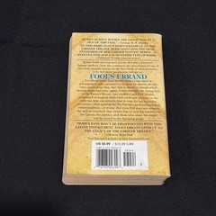 Fool’s Errand Robin Hobb Tawny Man Book 1 2002 1st Printing Paperback