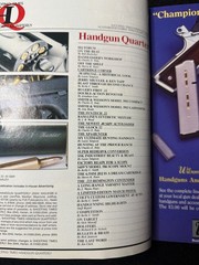 Shooting Times Handgun Quarterly 1990 Nov/Dec Glock 40 S&W Special Issue Gun
