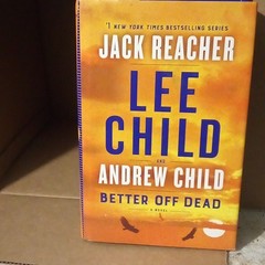 Lee Child & Andrew Child Jack Reacher Hardcover Lot w/ Dust Jacket: 3 Titles
