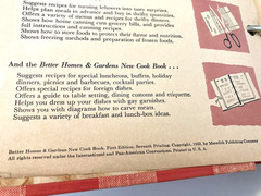 BETTER HOMES & GARDENS NEW COOKBOOK First Edition 1953 7th Printing 5 RingBinder