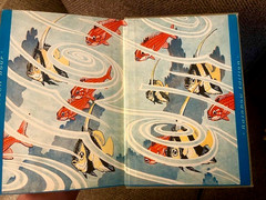 1935 WATER PEOPLE by Wilford Swancourt Bronson art deco full color children’s