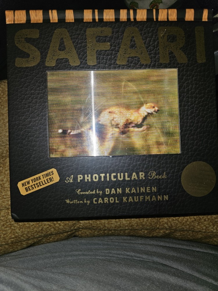 Dan Kainen Carol Kaufmann Safari: A Photicular Book HC Workman 1st Ed 2012