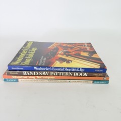 Lot 4 Woodturning Woodworker’s Pattern Book Set Band Saw Techniques Projects PB